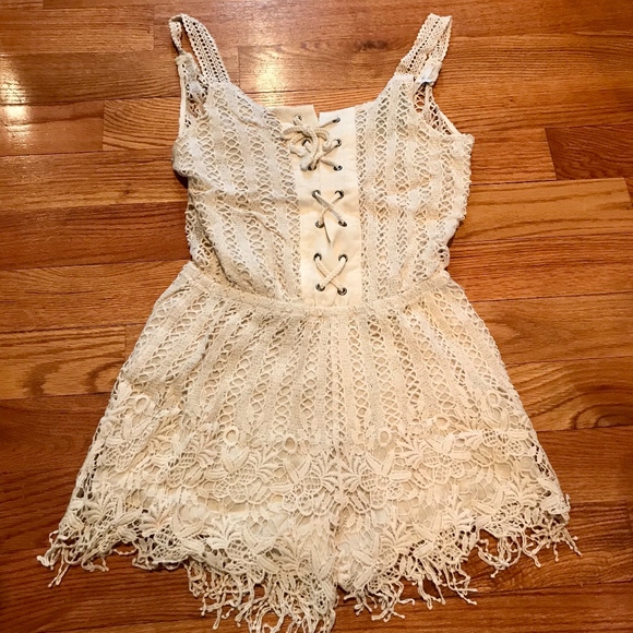 Miss Me Pants - SALE Miss Me Crochet Romper